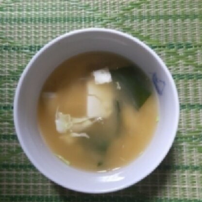 くっくこちゃん(o^ O^)シ彡豆腐のお味噌汁美味しいですね✨今月のキャンペーンレシピまだ1件も作れてません(￣0￣;)汗がお互いに豆腐レシピ頑張りましょうね♪